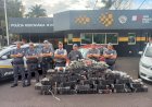 Polícia prende mulher com mais de 500 kg de maconha na SP-333 em Marília