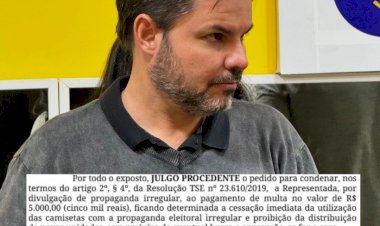 Coligação de Mustafá é condenada a pagar multa de R$ 5 mil por propaganda irregular