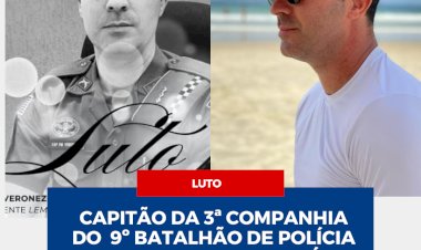 Capitão da 3ª Companhia do 9º Batalhão de Polícia Militar morre em Marília
