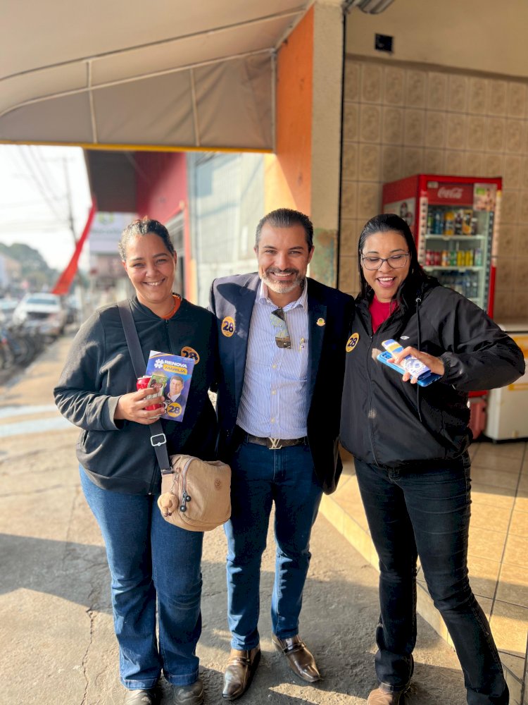 João Pinheiro retorna à Avenida João Ramalho e reafirma compromisso com trabalhadores e comerciantes