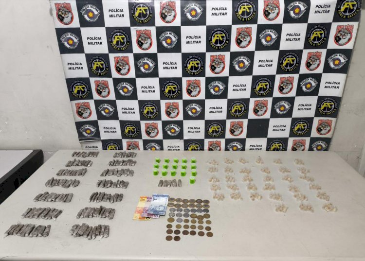 Força Tática prende homem por tráfico de drogas na zona norte de Marília