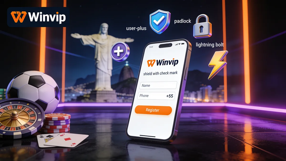winvip no Brasil — Como Começar a Jogar e Obter o Bônus de Boas-Vindas